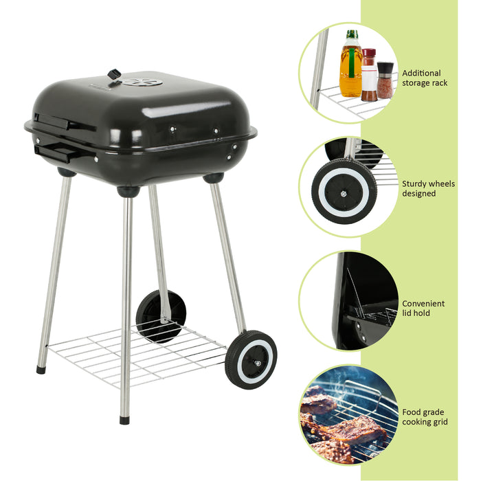 Matercook 18" Portable Outdoor Charcoal Grill