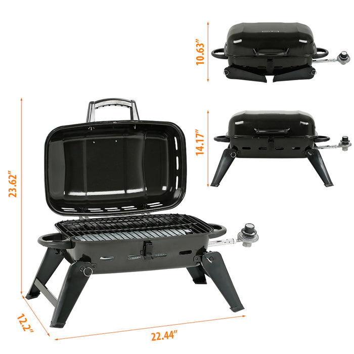 Mastercook Go-Anywhere Outdoor Portable Propane Gas Grill