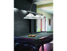 Toltec Lighting Square 3-Light Bar with Deco Art Shades - Pooltables.com