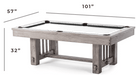 Spencer Marston Cheyenne Dining Pool Table - Pooltables.com