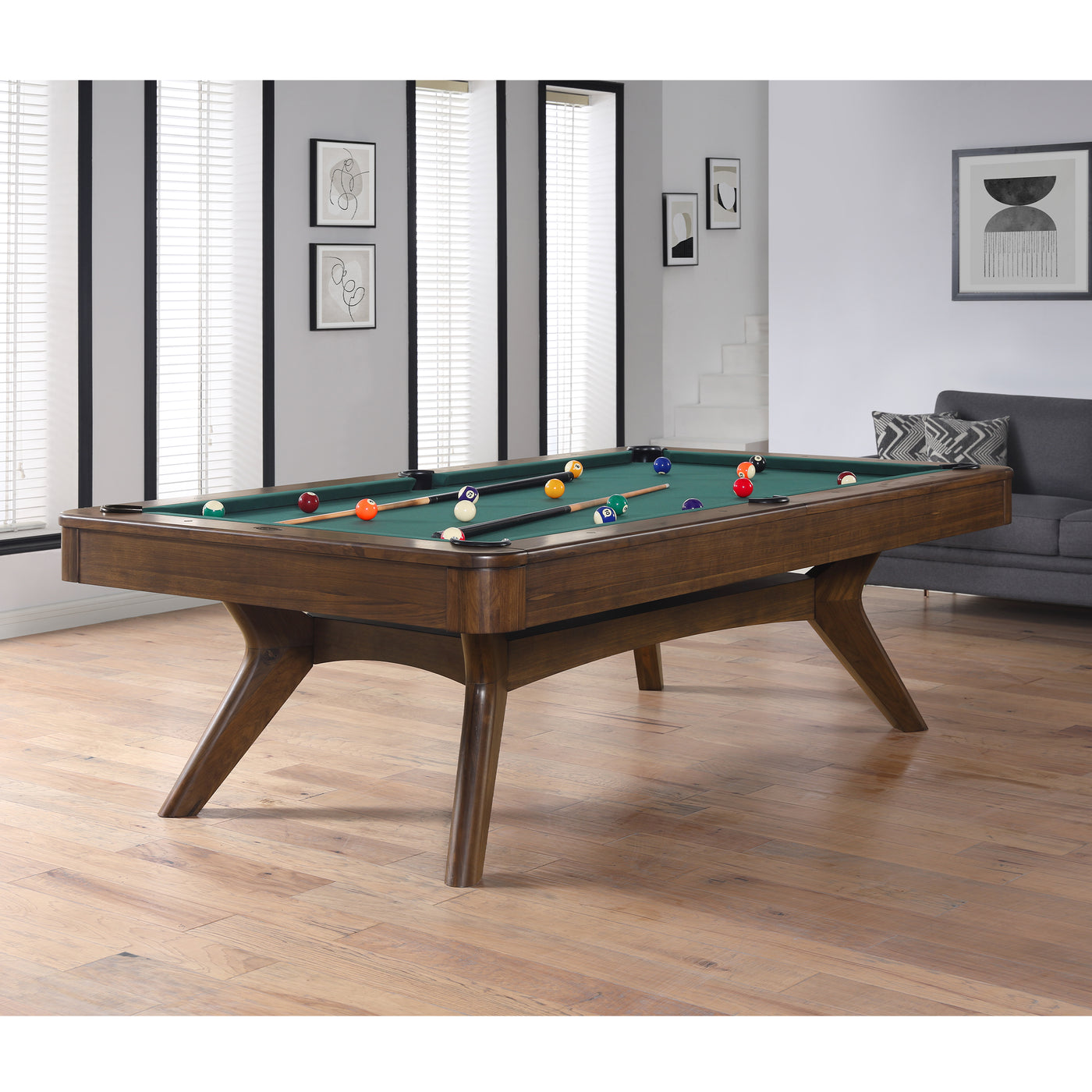 The Brevik 8' Pool Table — Pooltables.com