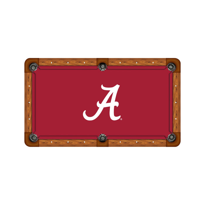 Wave 7 NCAA Alternate Logo Billiard Cloth - 8ft