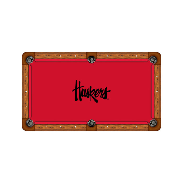 Wave 7 NCAA Alternate Logo Billiard Cloth - 8ft