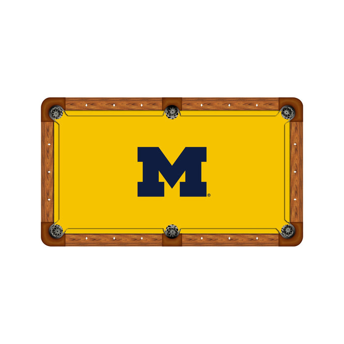 Wave 7 NCAA Alternate Logo Billiard Cloth - 8ft