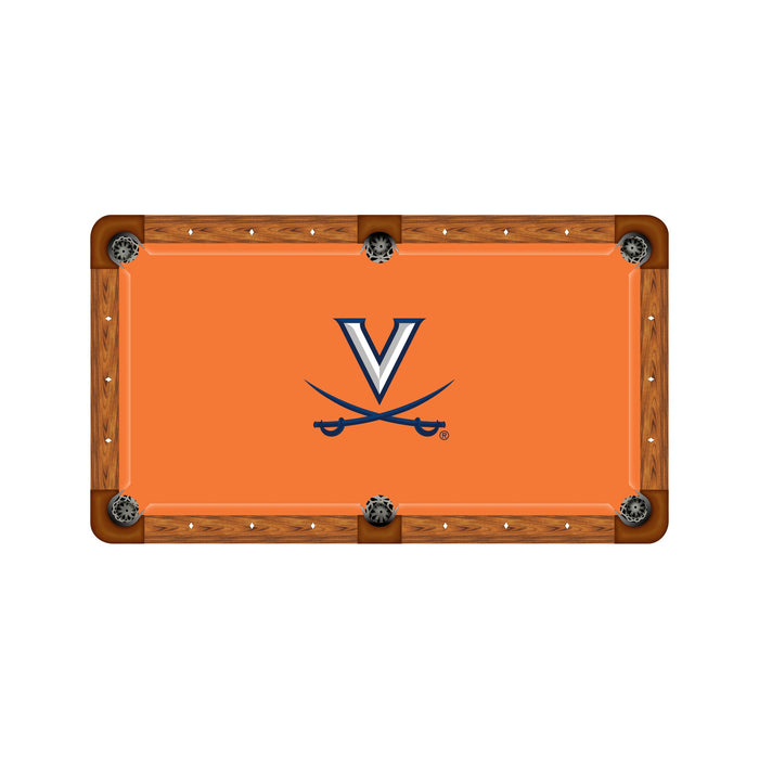 Wave 7 NCAA Alternate Logo Billiard Cloth - 8ft