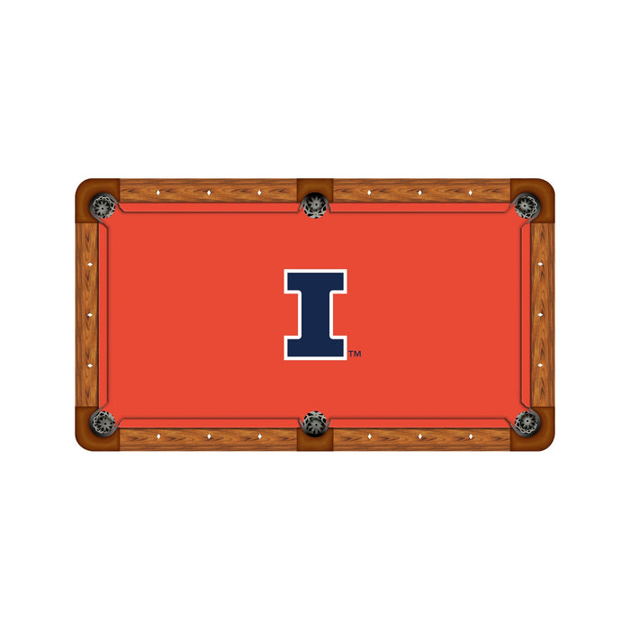 Wave 7 NCAA Logo Billiard Cloth - 9ft