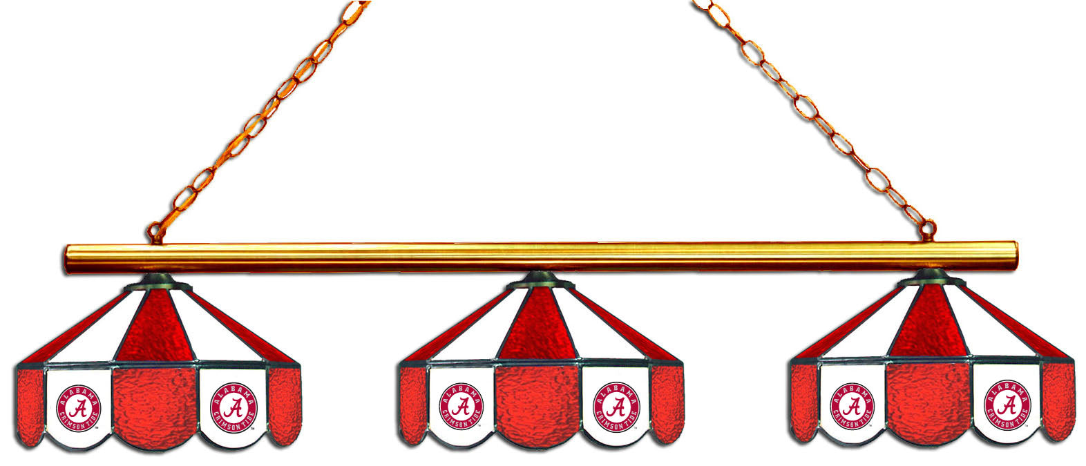 Wave7 NCAA Tiffany 3-Light Game Table Light