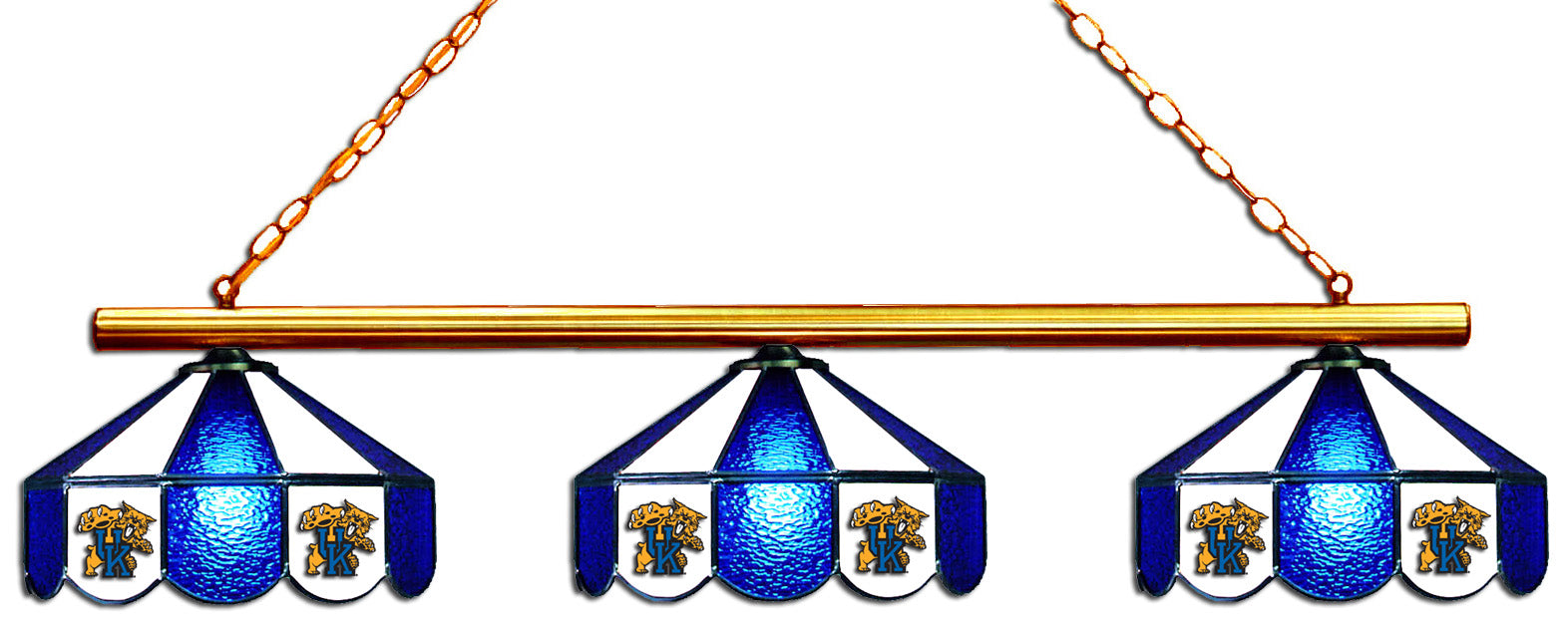 Wave7 NCAA Tiffany 3-Light Game Table Light
