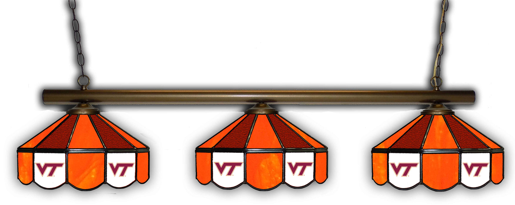 Wave7 NCAA Tiffany 3-Light Game Table Light