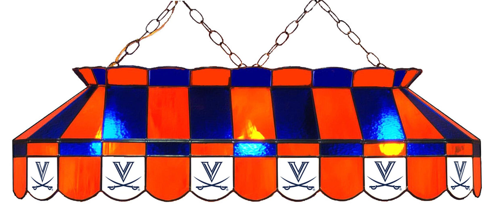 Wave7 NCAA 40" Tiffany Pool Table Light