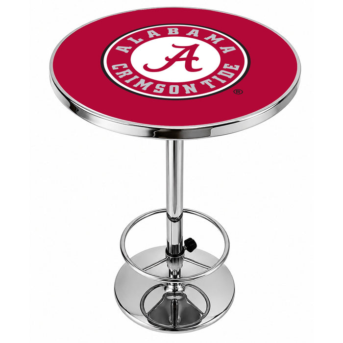 NCAA Licensed Chrome Pub Table