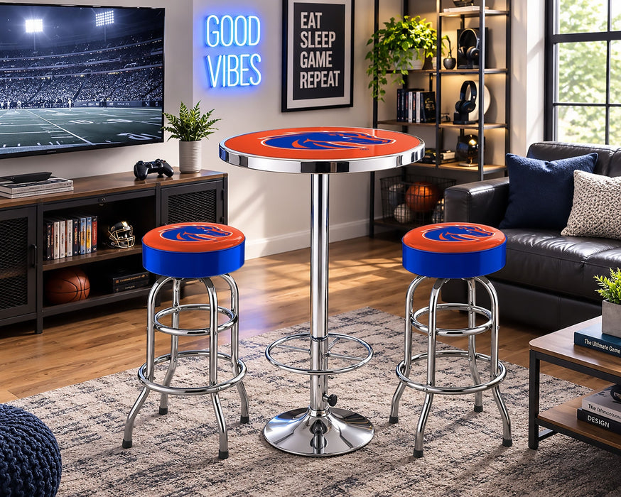 NCAA Licensed Pub Table & Two Barstool Set