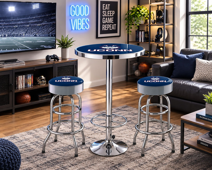 NCAA Licensed Pub Table & Two Barstool Set