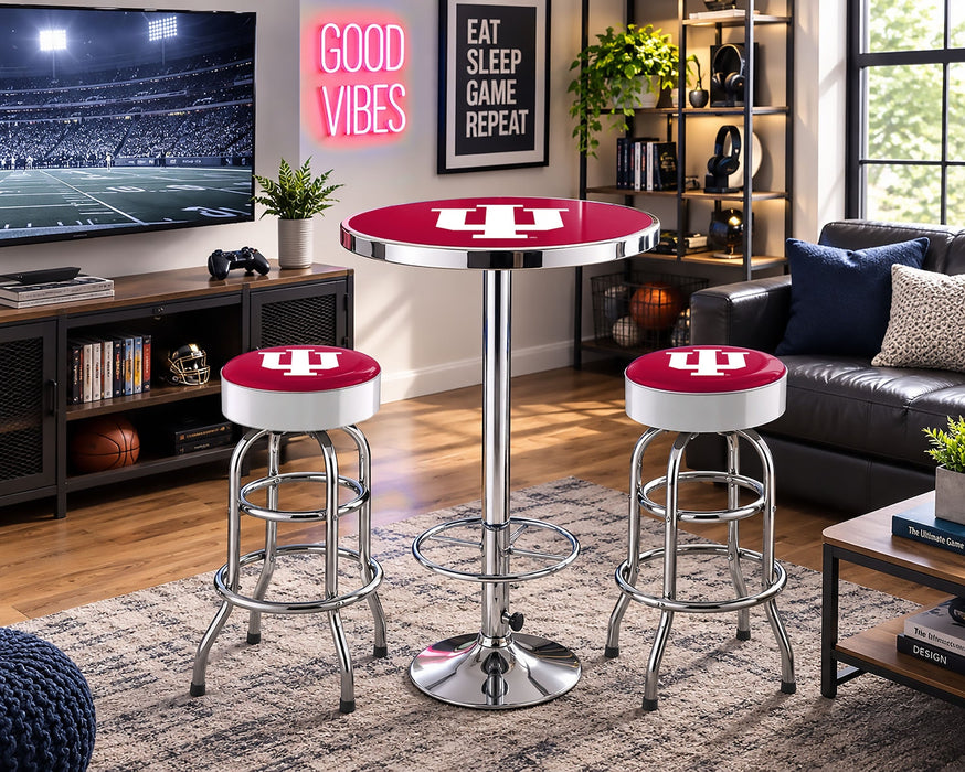 NCAA Licensed Pub Table & Two Barstool Set