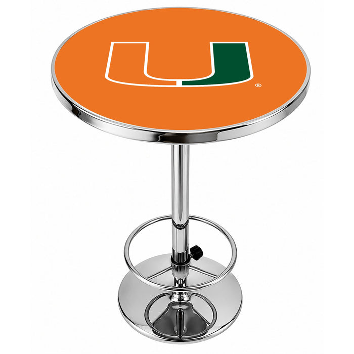 NCAA Licensed Chrome Pub Table