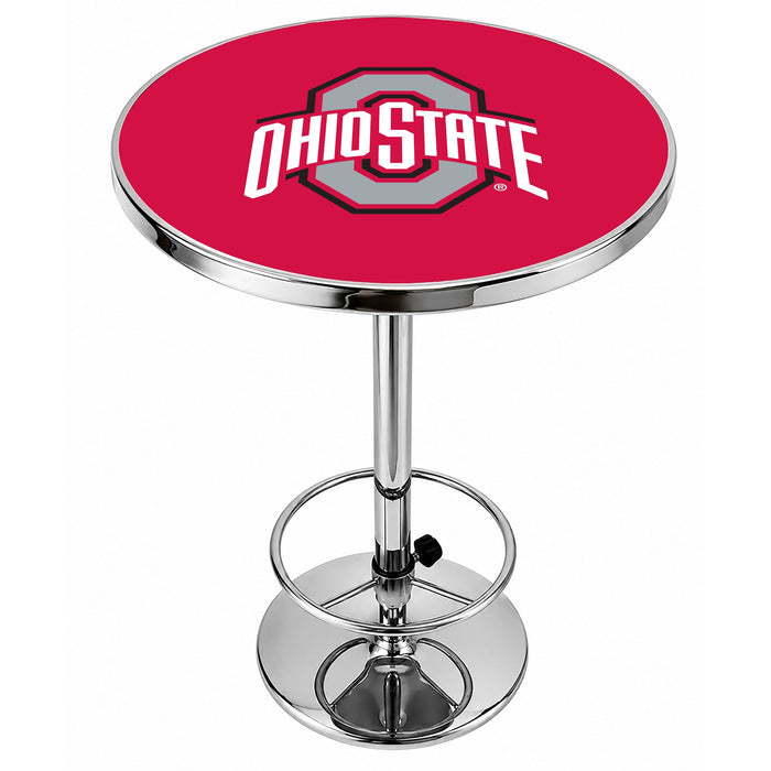 NCAA Licensed Chrome Pub Table