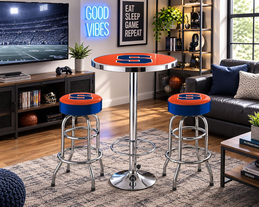 NCAA Licensed Pub Table & Two Barstool Set