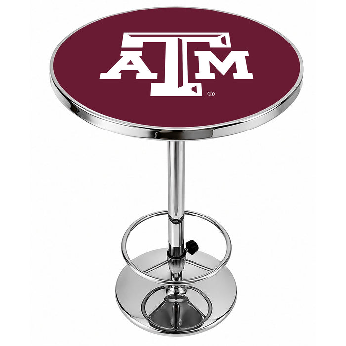 NCAA Licensed Chrome Pub Table
