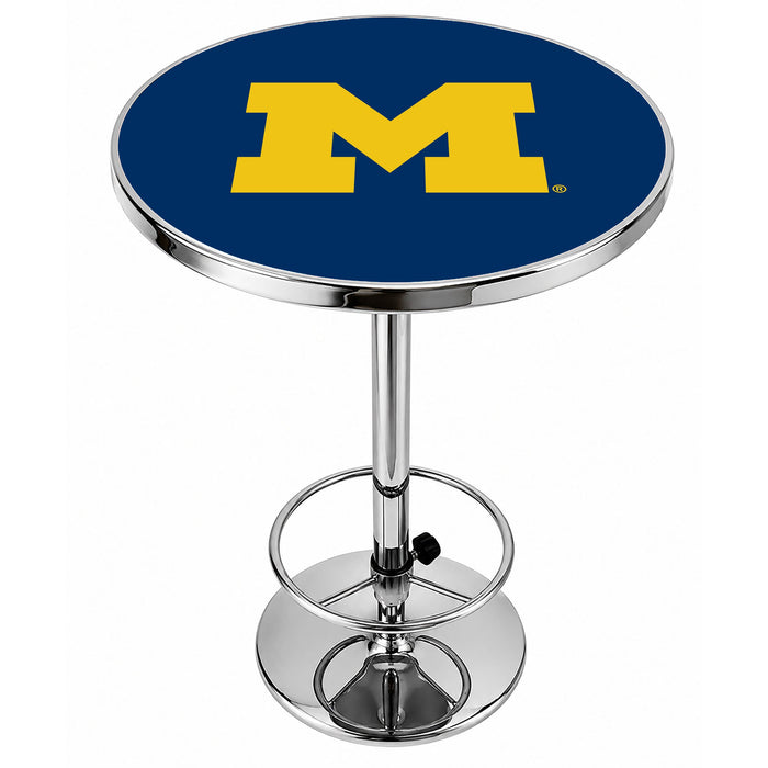 NCAA Licensed Chrome Pub Table