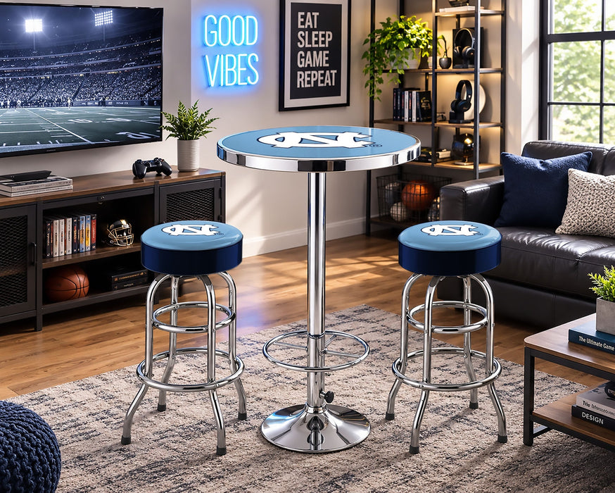 NCAA Licensed Pub Table & Two Barstool Set