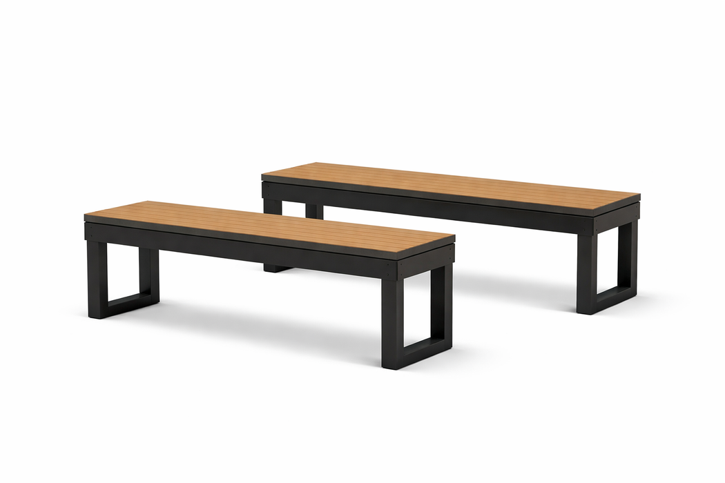 American Heritage Lanai - Obsidian Black 8' Indoor / Outdoor Pool Table