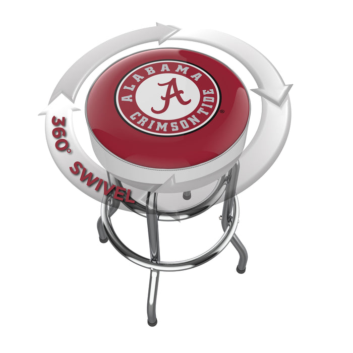 NCAA Licensed 30" Chrome Barstool