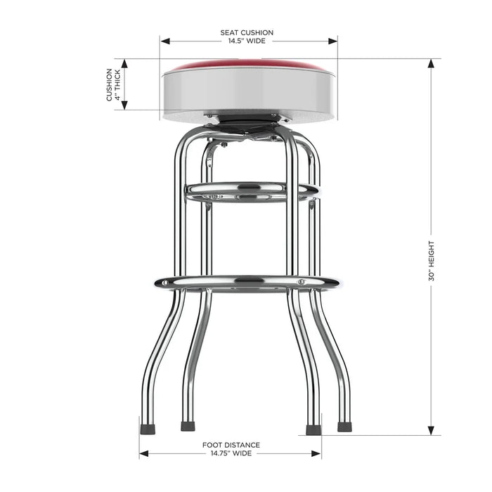 NCAA Licensed Pub Table & Two Barstool Set