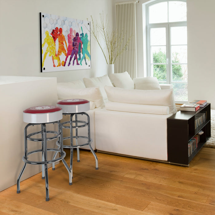 NCAA Licensed 30" Chrome Barstool