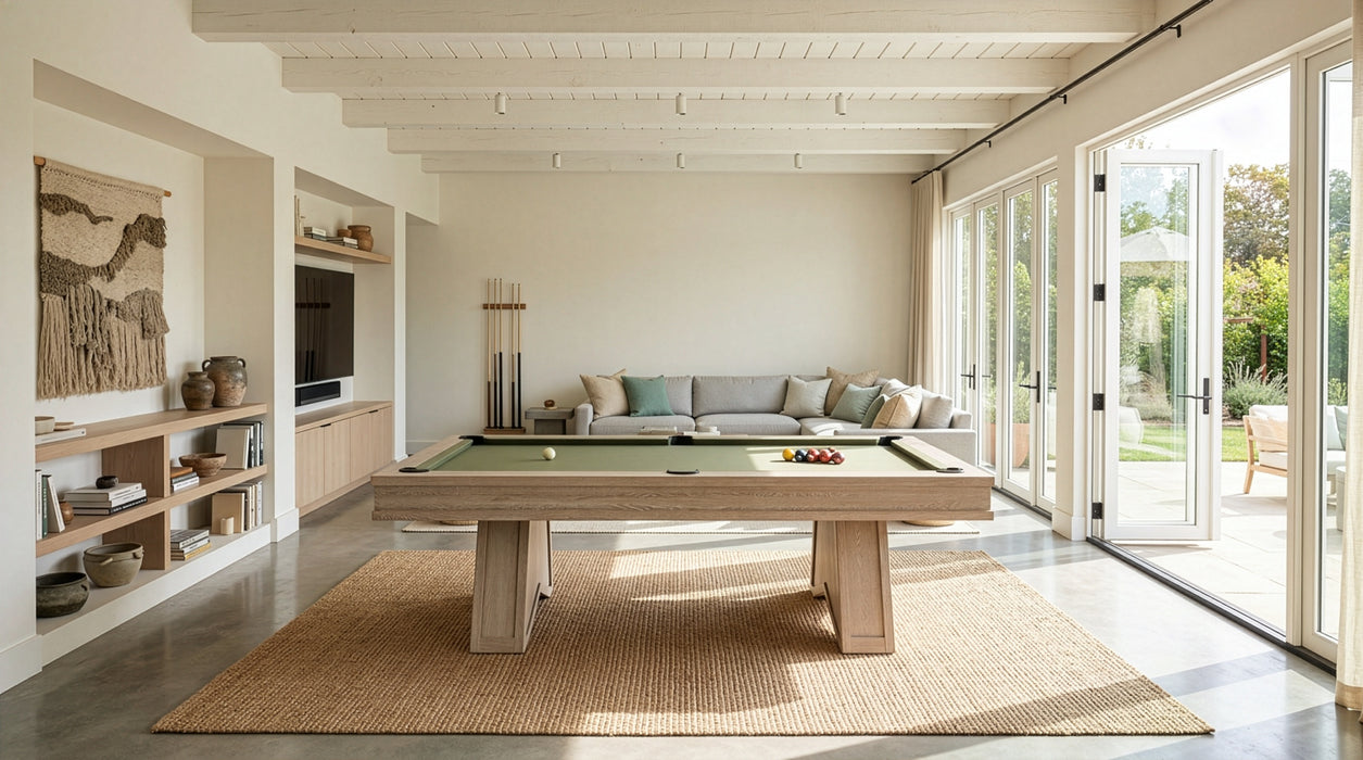 Ann Arbor 8' Pool Table - Natural Ash
