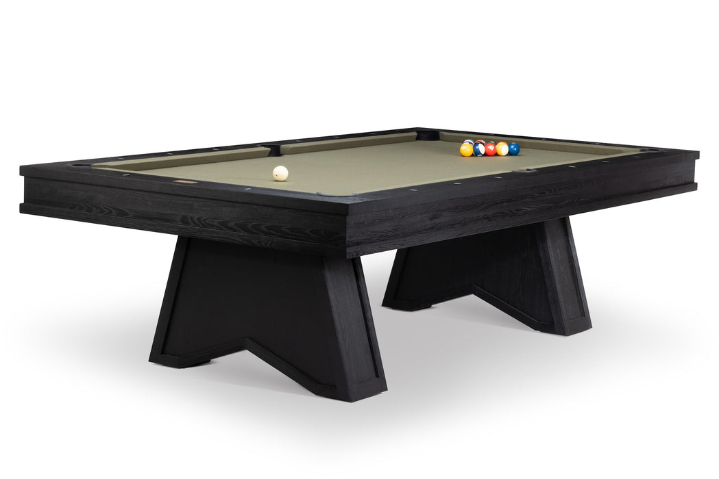 Ann Arbor 8' Pool Table - Black Ash