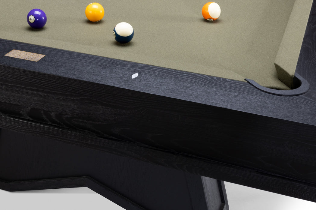 Ann Arbor 8' Pool Table - Black Ash