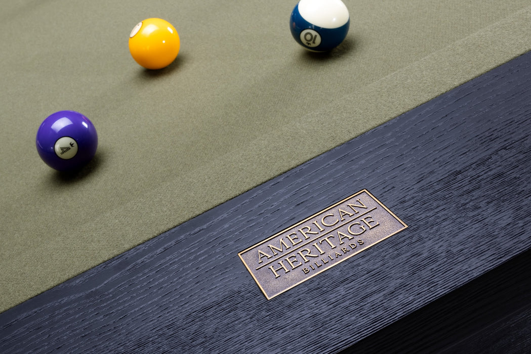 Ann Arbor 8' Pool Table - Black Ash