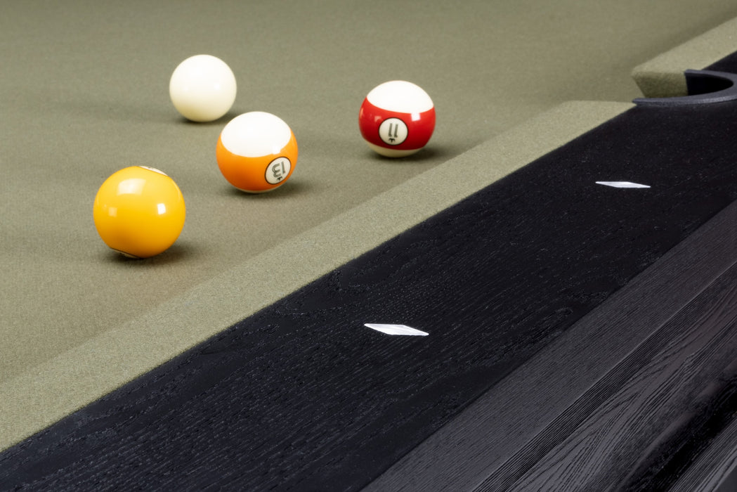 Ann Arbor 8' Pool Table - Black Ash