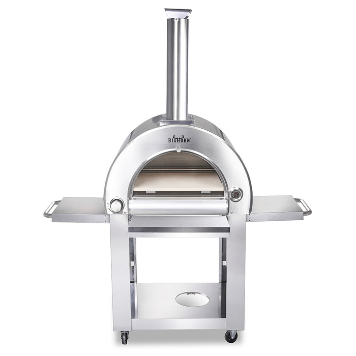 Big Horn Stainless Steel Propane Gas Outdoor Pizza Oven