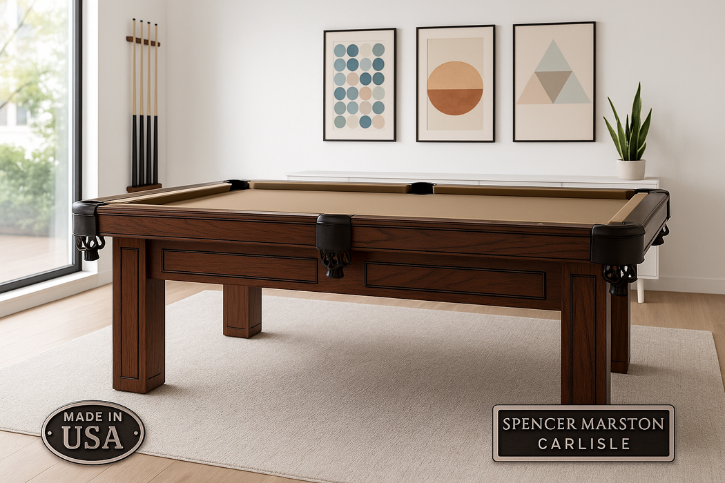 Spencer Marston 8' Carlisle Pool Table