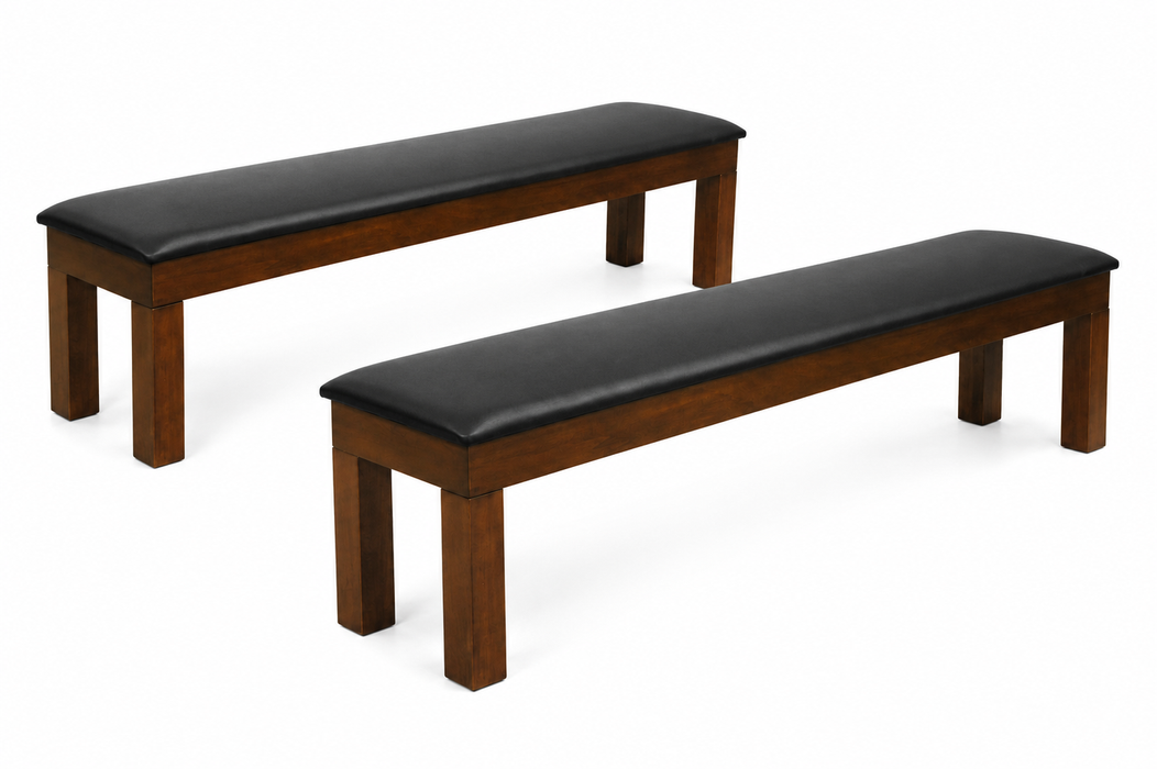 Skylar Storage Bench - Warm Chestnut