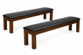 Image of Warm Chestnut Storage Bench - qty 2