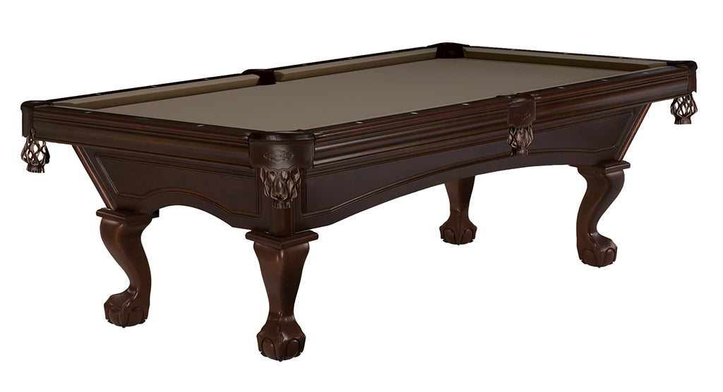 Brunswick Glenwood 9' Espresso - Ball & Claw Leg