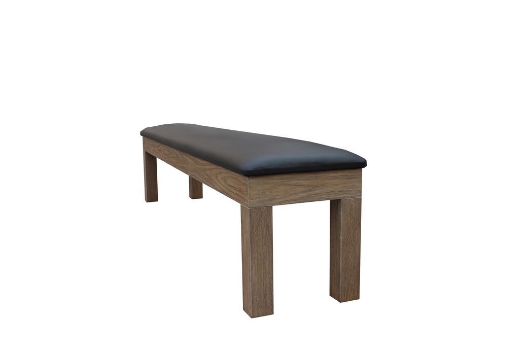 Silvered Ash Storage Bench