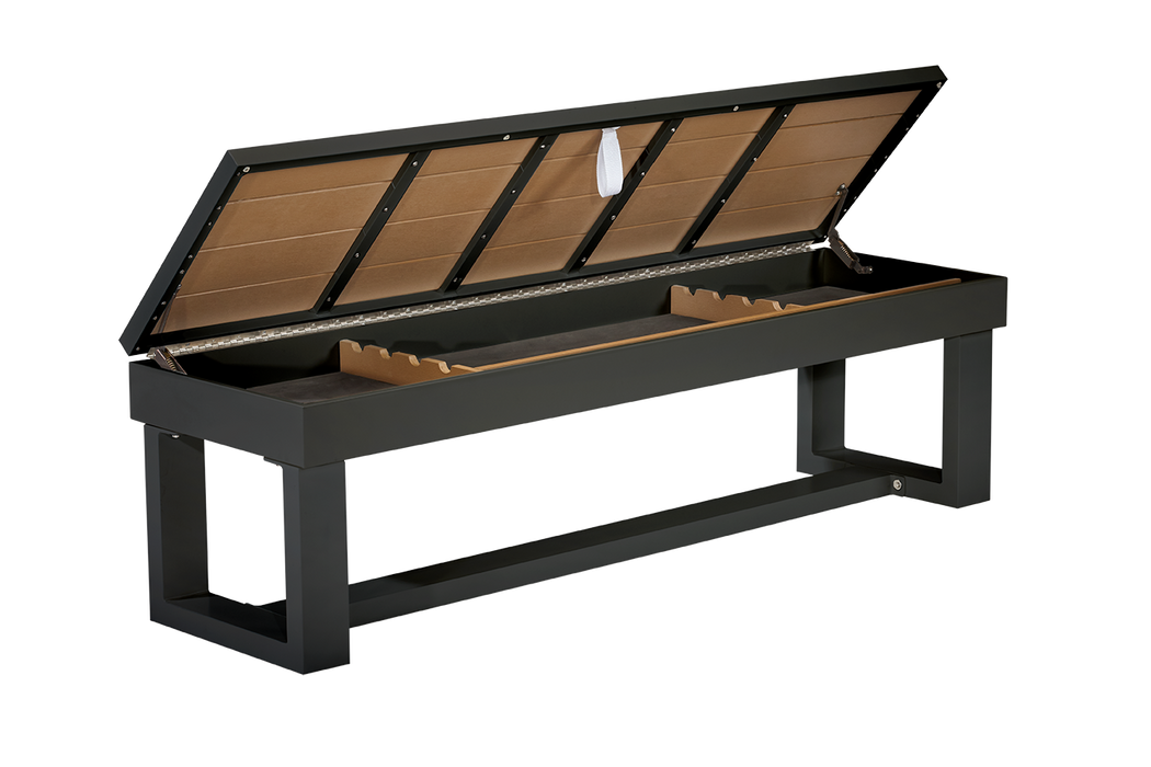 American Heritage Lanai - Obsidian Black 8' Indoor / Outdoor Pool Table