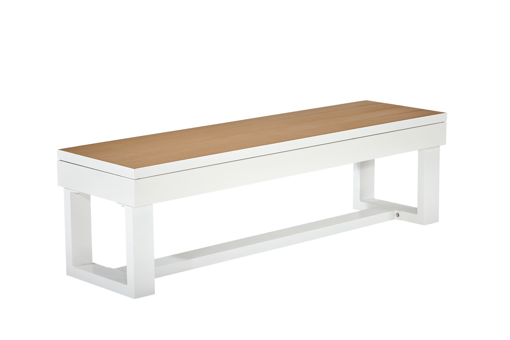 American Heritage Lanai - Pearl White 8' Indoor / Outdoor Pool Table