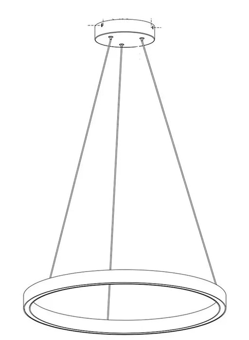 Ram Gameroom 24" Circular LED Pendant Light