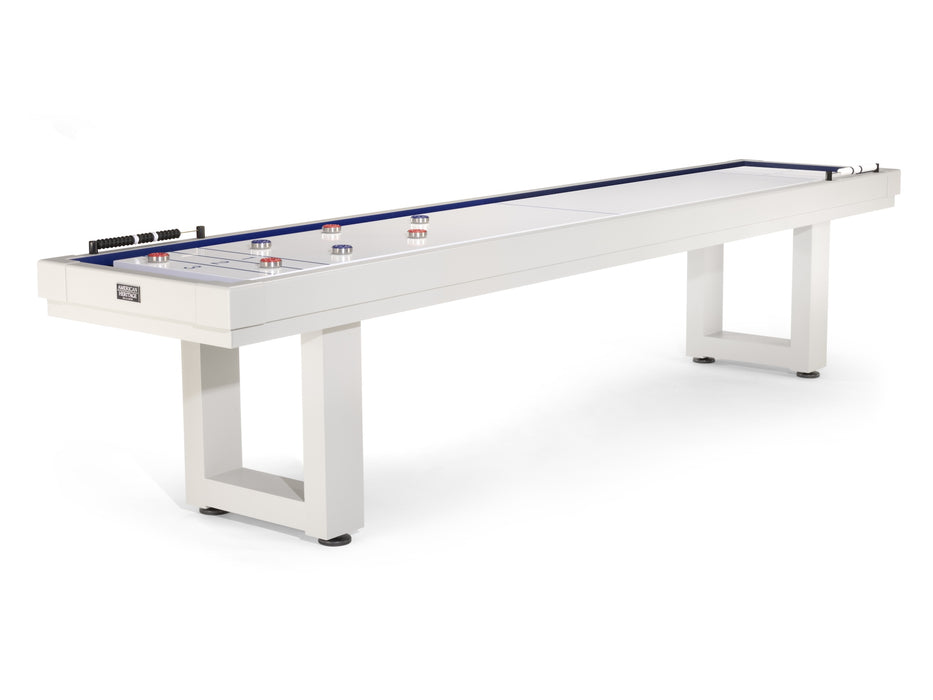 Lanai Shuffleboard Table - Pearl White