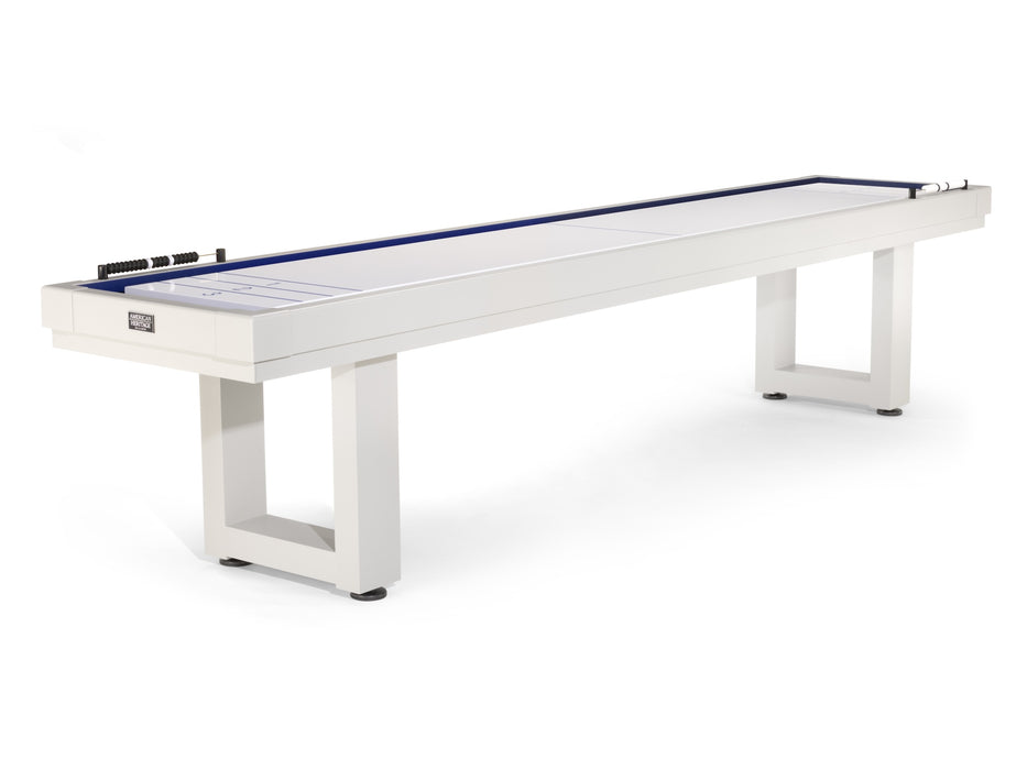 Lanai Shuffleboard Table - Pearl White