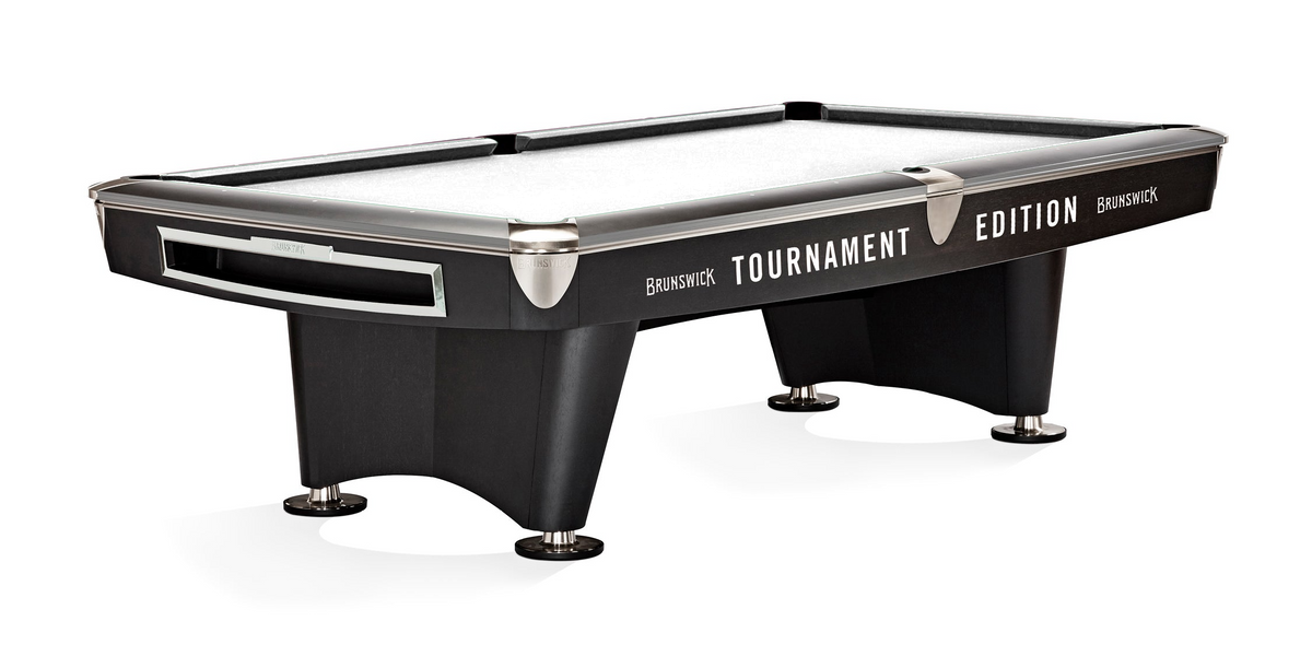 Brunswick Gold Crown VI 9' Tournament Matte Black — Pooltables.com