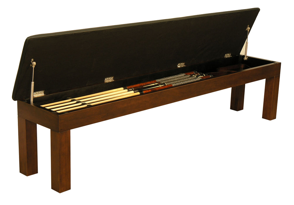Skylar Storage Bench - Warm Chestnut