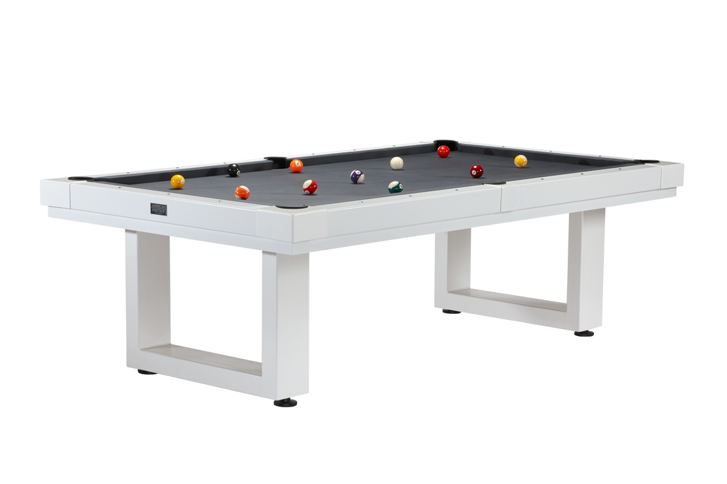American Heritage Lanai - Pearl White 8' Indoor / Outdoor Pool Table