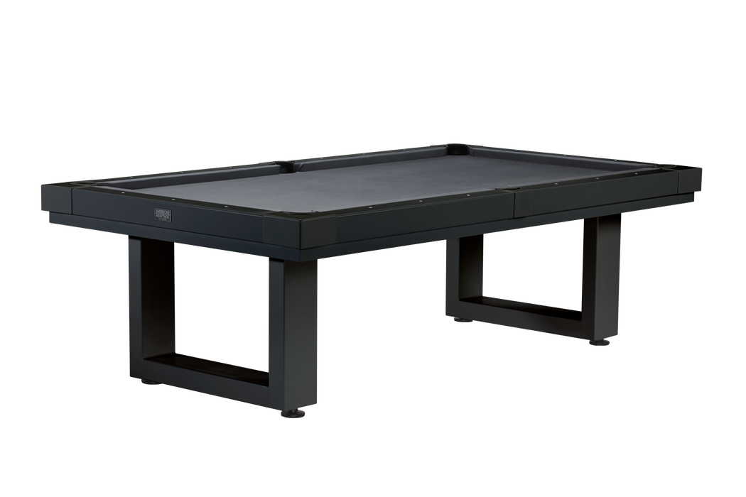 American Heritage Lanai - Obsidian Black 8' Indoor / Outdoor Pool Table