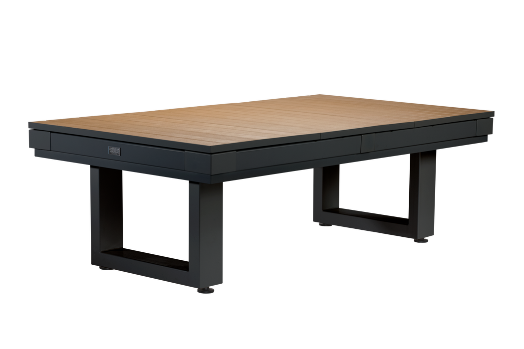American Heritage Lanai - Obsidian Black 8' Indoor / Outdoor Pool Table
