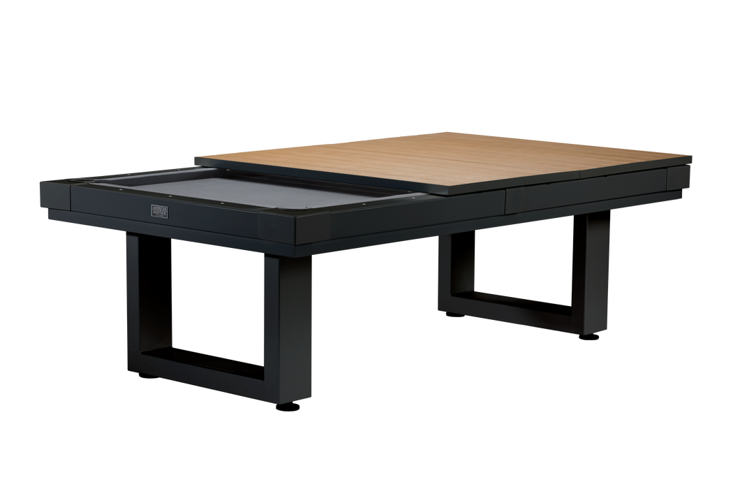 American Heritage Lanai - Obsidian Black 8' Indoor / Outdoor Pool Table